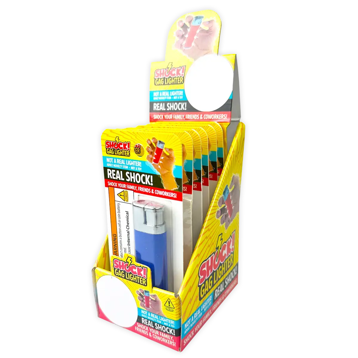 Practical Joke Gag Shock Lighter - 6 Pieces Per Retail Ready Display 23396 1