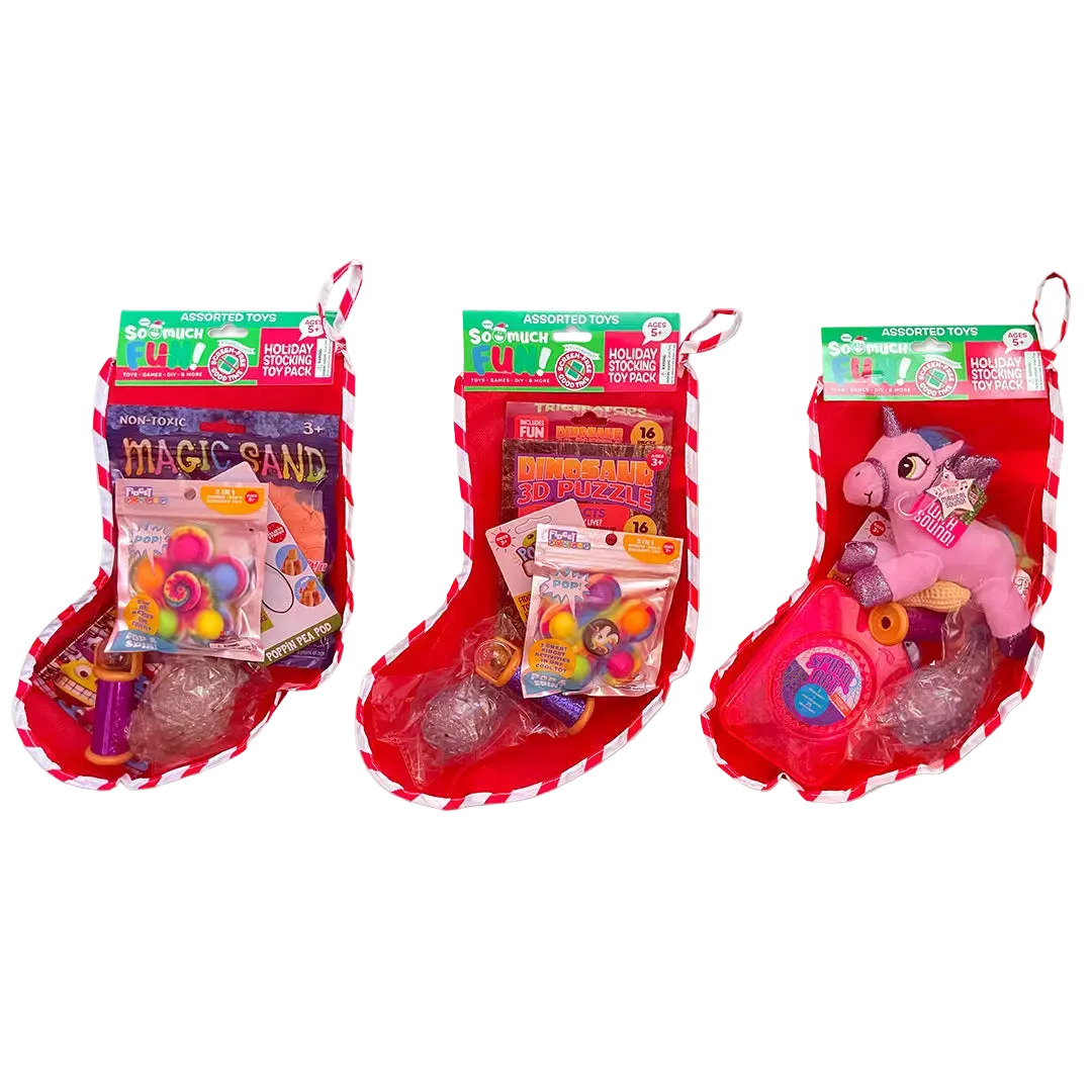 Christmas Mystery Stocking Toy Pack - 6 Pieces Per Pack 23471 1