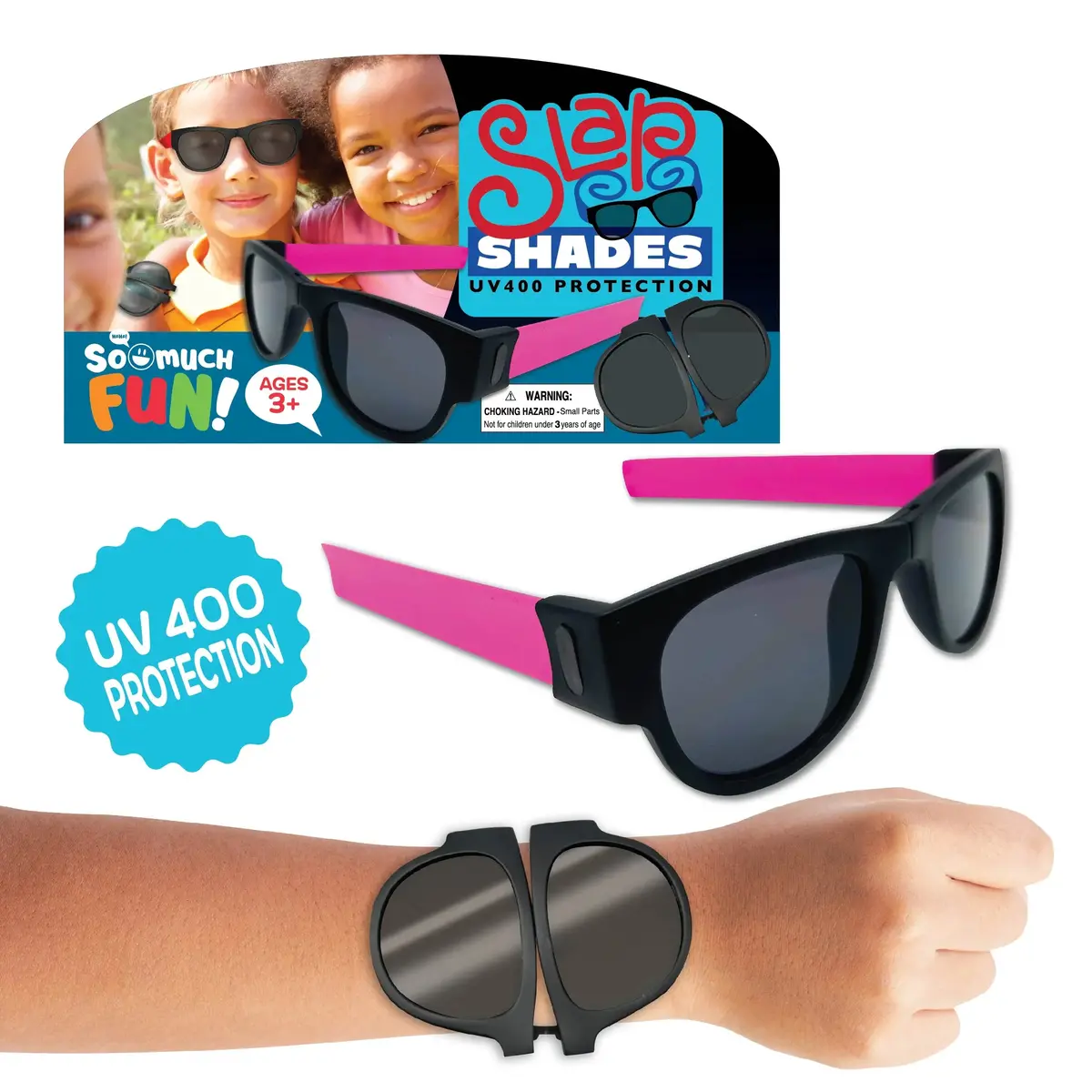 Kids Slap Bracelet Sunglasses - 12 Pieces Per Pack 23660 1