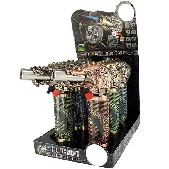 Dragon Jumbo Torch Lighter  - 6 Pieces Per Retail Ready Display 23667 1