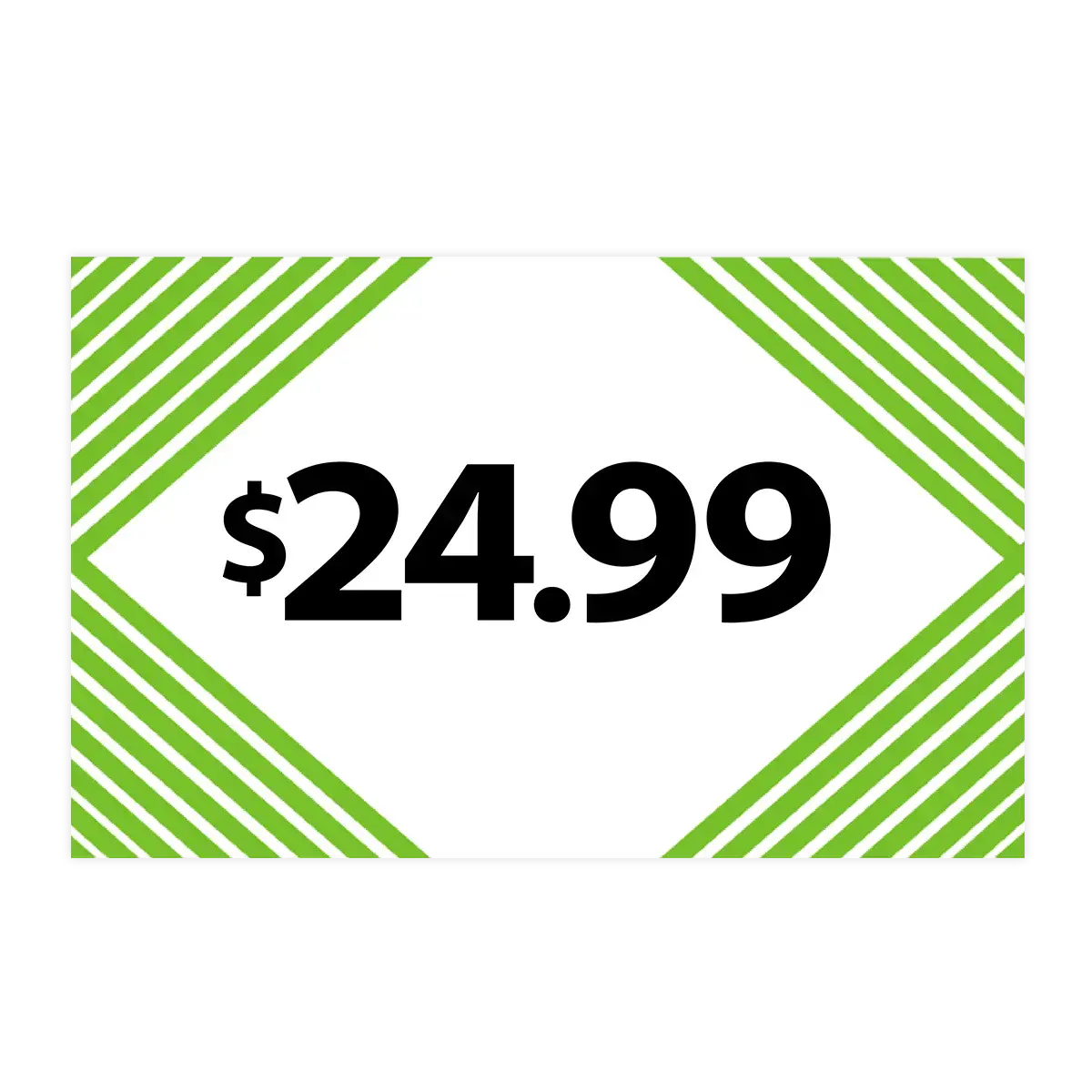 Merchandising Fixture - $24.99 Retail Tag 25 Per Pack 978540 1