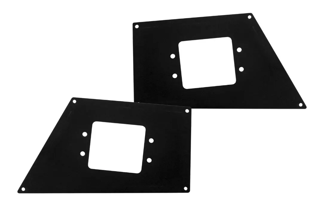 Go Rhino 241731T 2015-2019 Front Light Plates (Flush Mount) 1