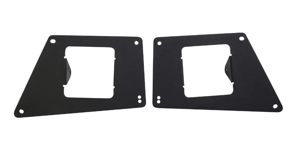 Go Rhino 241732T 2015-2019 Front Light Plates (Surface Mount) 1