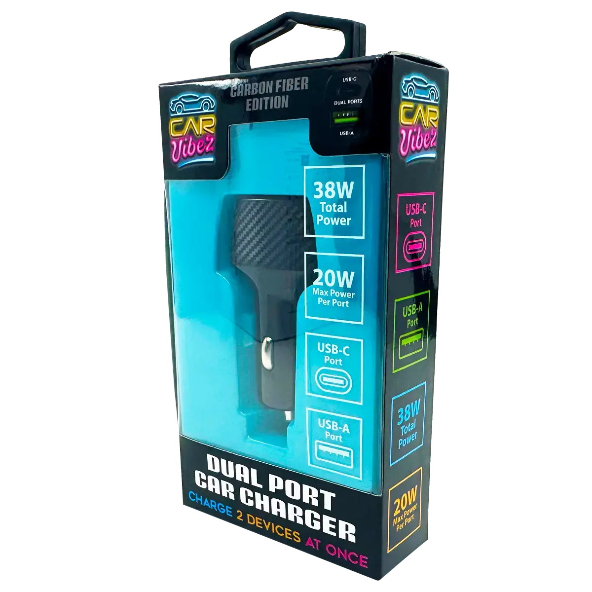 Car Charger Dual Usb / Usb-C 38 Watts - 3 Pieces Per Pack 24562 1