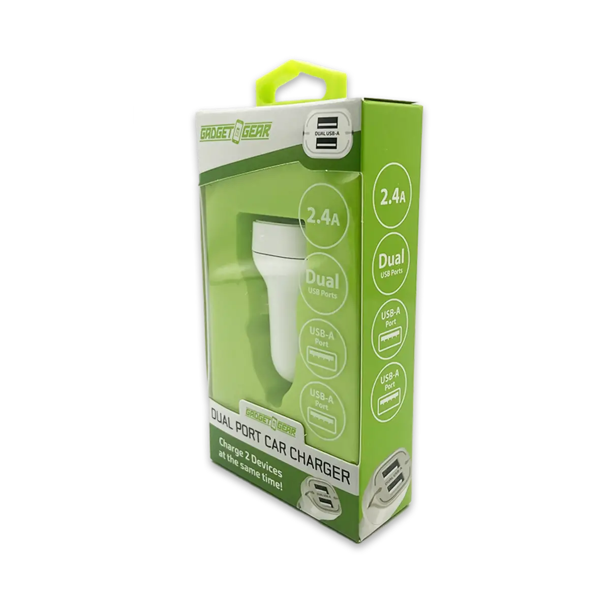 Car Charger With Dual Usb Ports 2.4 Amp - 3 Pieces Per Pack 24632 1