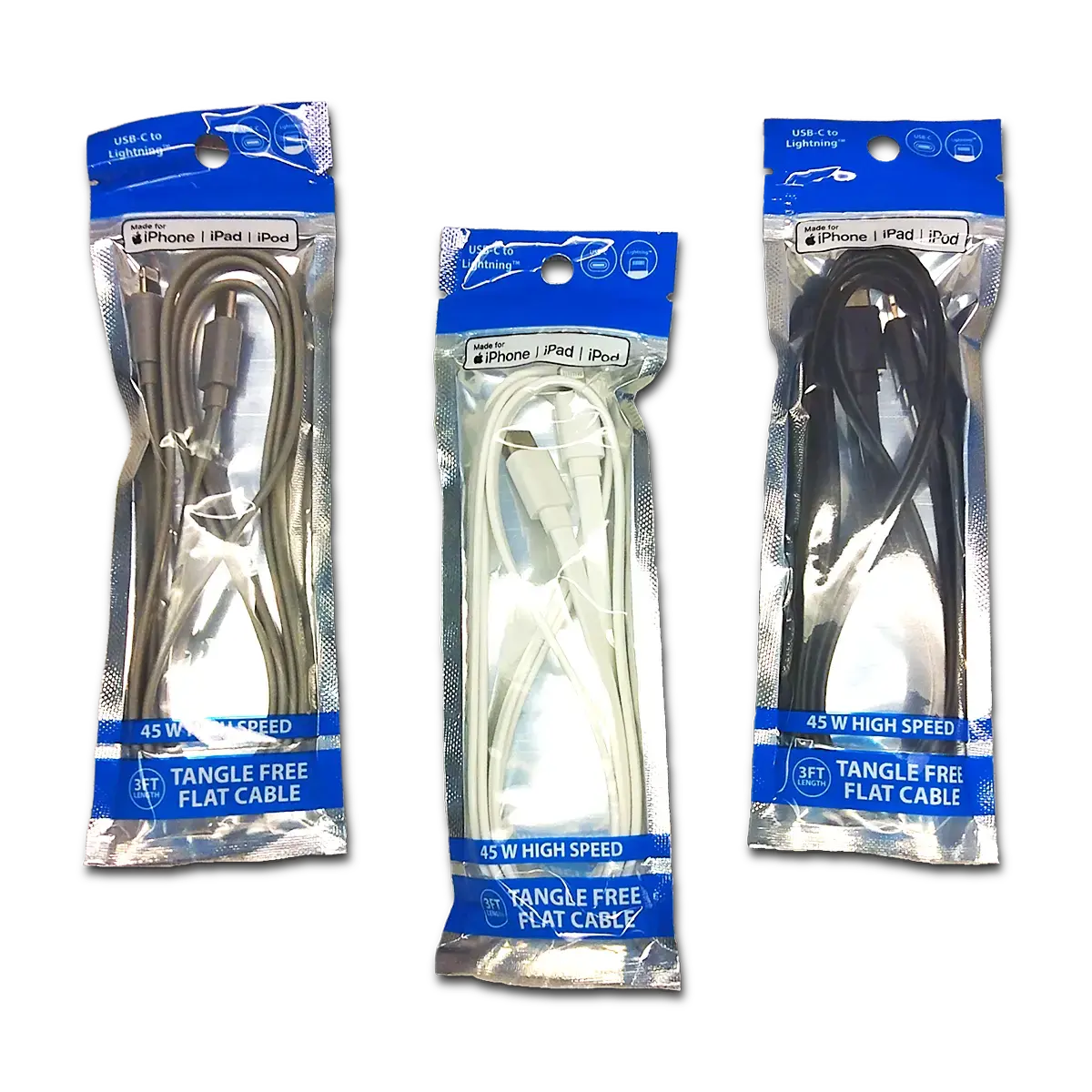 Charging Cable Usb-C To Lightning 3Ft 3 Amp - 20 Pieces Per Pack 24681 1