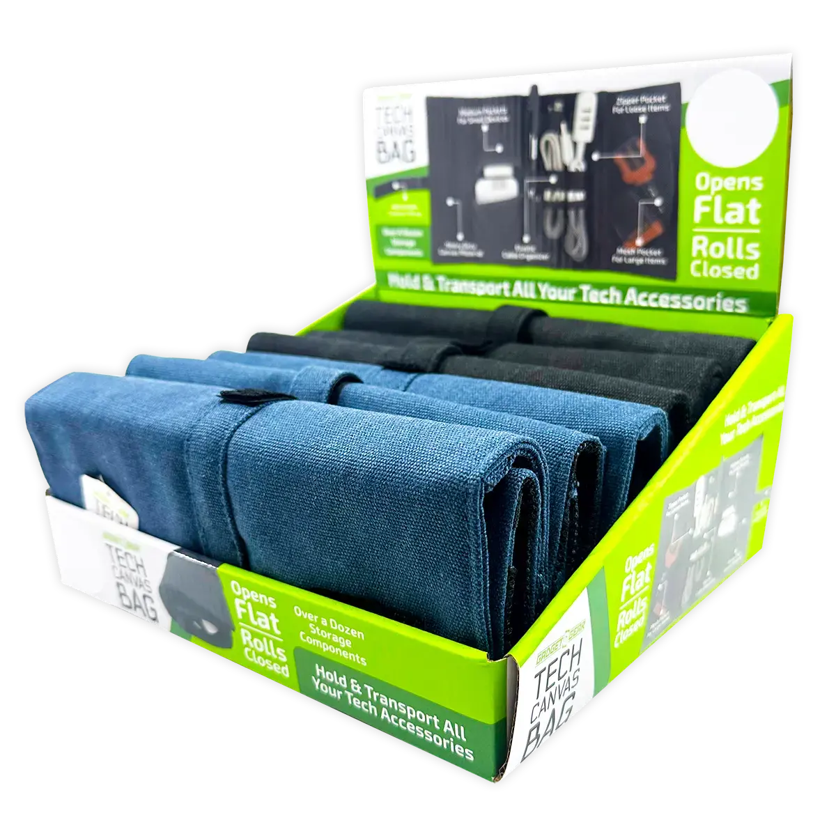 Tech Canvas Roll Storage Bag - 6 Pieces Per Retail Ready Display 24719 1