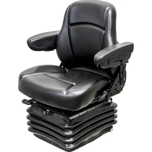 24V Heavy Duty Excavator / Dump Truck Seat W/ Air Suspension 1