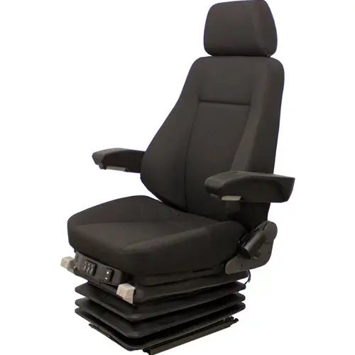 24V Heavy Duty Excavator / Dump Truck / Loader Seat W/ Air Suspension 1
