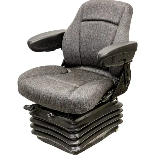 12V Heavy Duty Excavator / Dump Truck Seat W/ Air Suspension 2