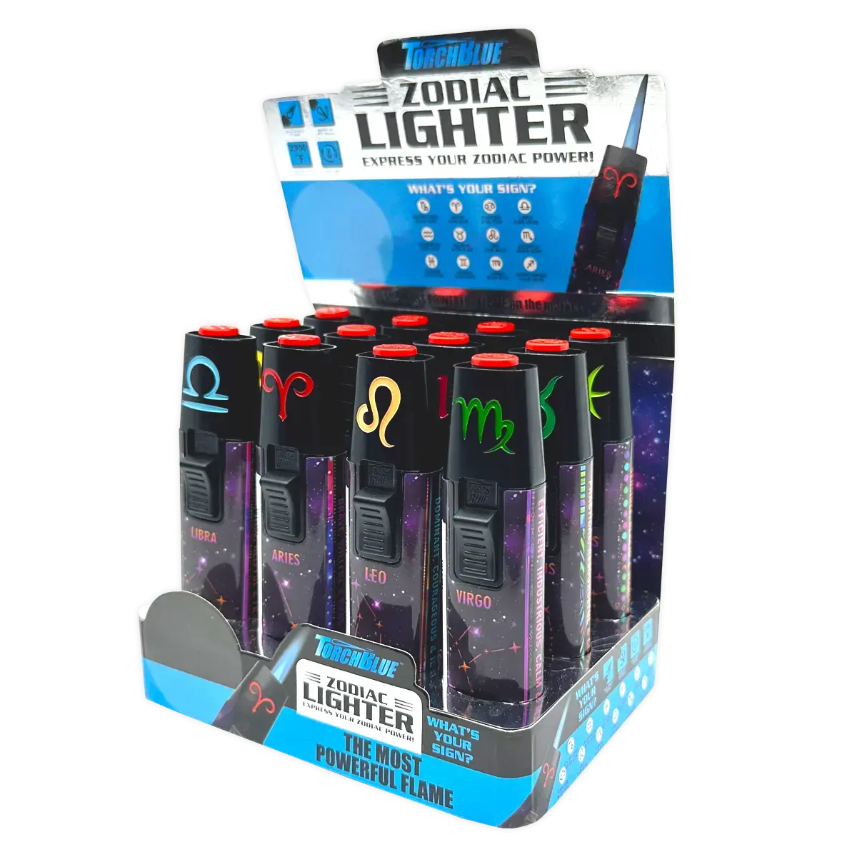 Zodiac Lighter - 12 Pieces Per Retail Ready Display 25308 1
