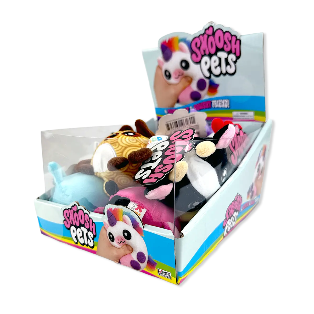 Smoosh Pets Squishy Plush - 12 Pieces Per Retail Ready Display 26180 1