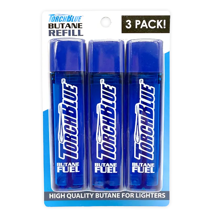 18Ml Butane Refill 3 Pack - 18 Pieces Per Retail Ready Display 26227 2
