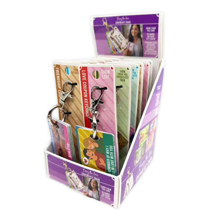 Coupon Keychain Collector Cards - 12 Pieces Per Retail Ready Display 26466 1