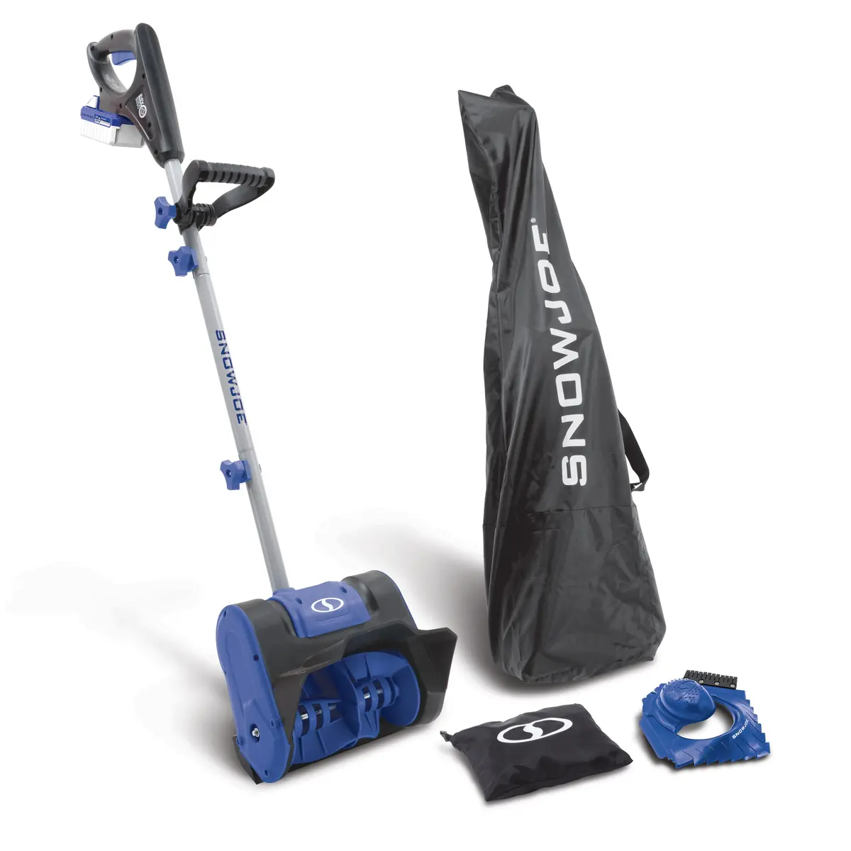 Snow Joe Snow & Ice Removal Bundle | 10-Inch Cordless Snow Shovel W/ Cover & Icedozer® 1