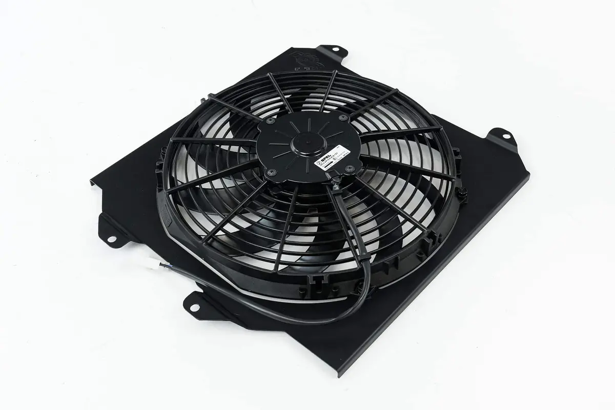 Csf Race Aluminum Fan Shroud With 12" Spal Fan - K-Swap / Half-Size 1