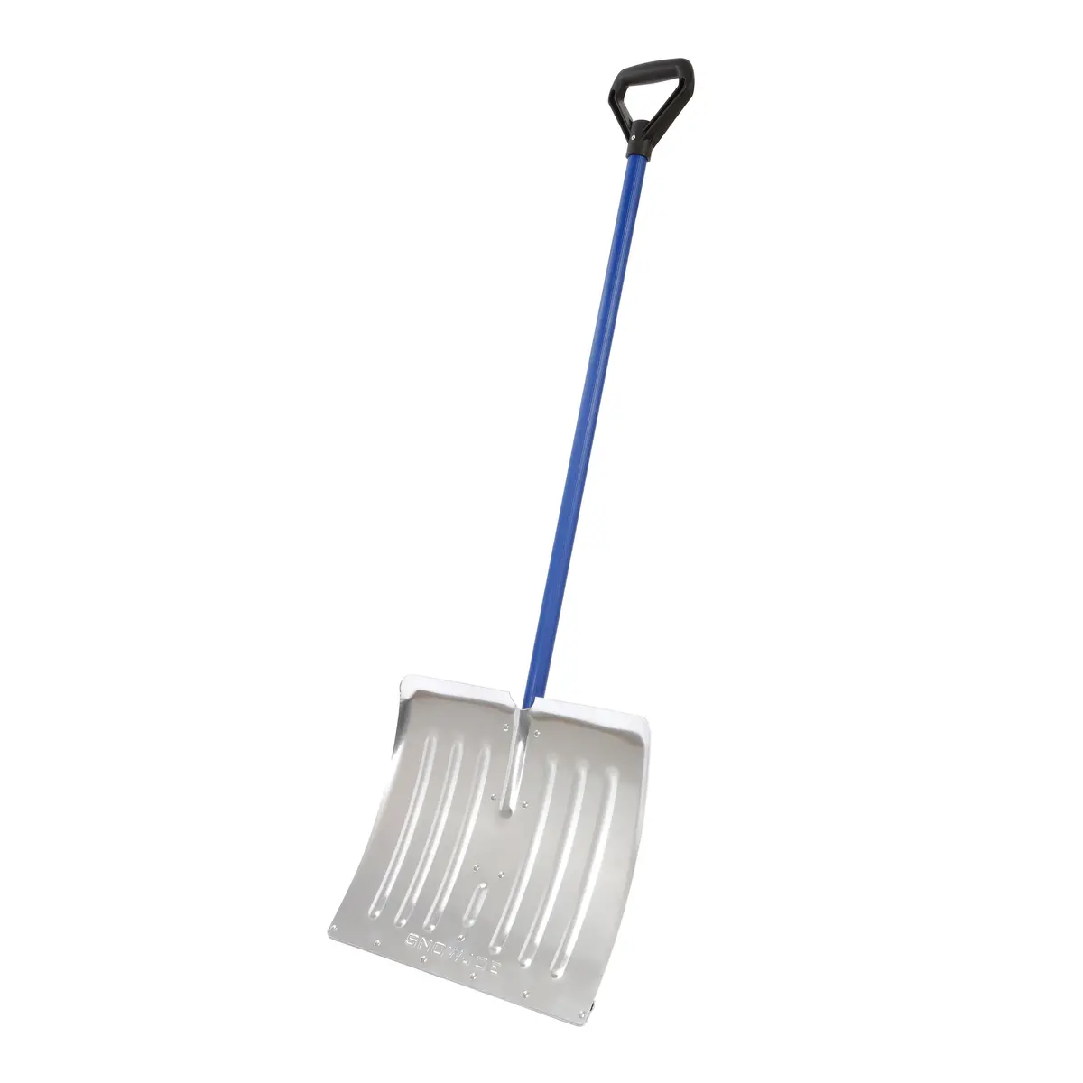 Snow Joe Snj18a Heavy-Duty 18-Inch Aluminum Snow Shovel | W/ Steel Wear Strip & D-Grip Handle | Rust-Proof | Retail Ready (Blue) 1