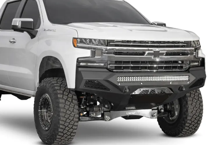 Add F441403030103 Chevy Silverado 1500 2019-2022 Stealth Fighter Front Bumper With Sensor Cutouts 1