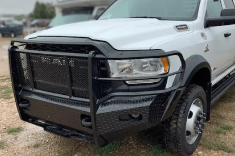 Thunder Struck Tread Elite Dodge Ram 2500/3500 2019-2023 Front Bumper Dhd19-200Smpa Compatible With Front Park Assist Sensors 1