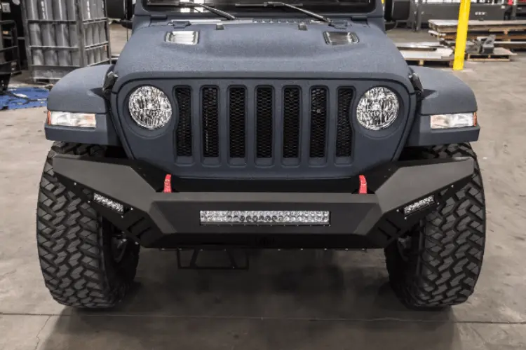 Road Armor Spartan 5183Xf0b Jeep Wrangler Jl/Gladiator Jt 2018-2020 Front Bumper Non-Winch Texture Black 1