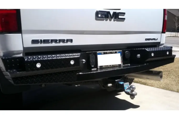 Thunder Struck Smooth Premium Gmc Sierra 2500Hd/3500Hd 2015-2019 Rear Bumper Chd15-300Sm 1