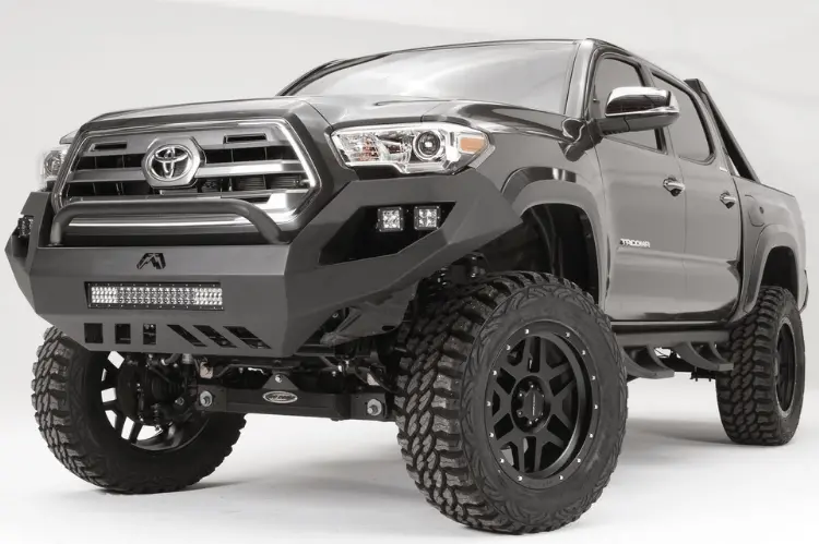 Fab Fours Tt16-D3653-1 Toyota Tacoma 2016-2023 Vengeance Front Bumper With Low Pre-Runner Guard 2