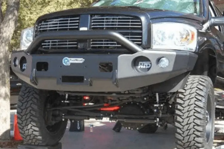 Trailready 11500P Dodge Ram 2500/3500 2003-2005 Extreme Duty Front Bumper Winch Ready With Pre-Runner Guard 1