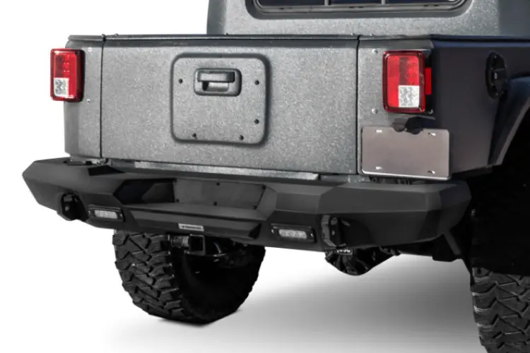 Go Rhino 27210T Jeep Wrangler Jk 2017-2019 Trailline Rear Bumper  Stubby 1