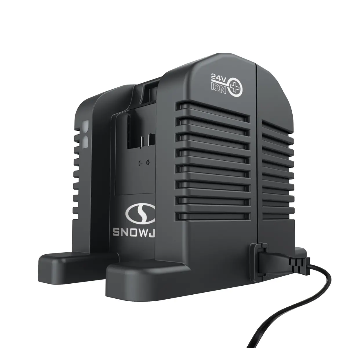 Snow Joe + Sun Joe Certified Authentic 24Vchrg-Hs-Dpc 24V Ion+ Dual Port High Speed Charging Docking Station For Ibat24 And 24Vbat Series Batteries | 260-Watt Input | 26-Volt Output 2