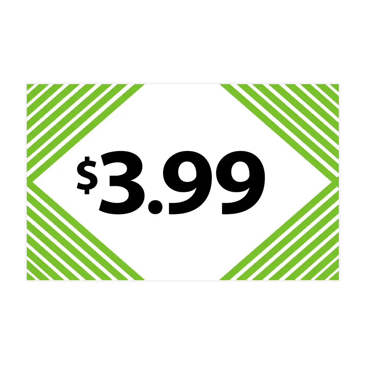 Merchandising Fixture - $3.99 Retail Tag 25 Per Pack 978350 1