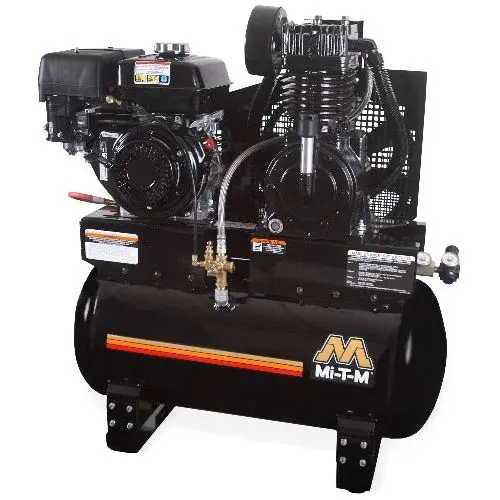 30 Gallon Two Stage Stationary Compressor (Gas) Am2-Sm09-30M 1