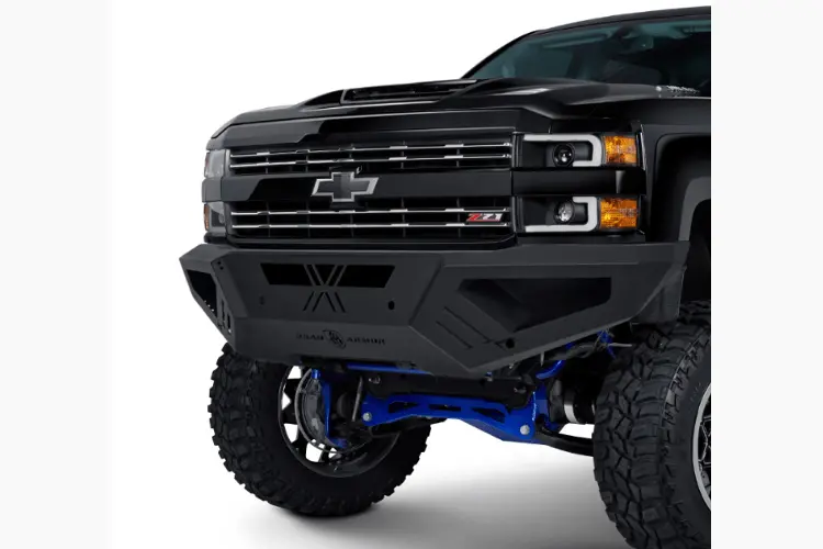 Road Armor Spartan 3152Xf0b Chevy Silverado 2500/3500 2015-2019 Front Bumper Non-Winch Satin Black 1