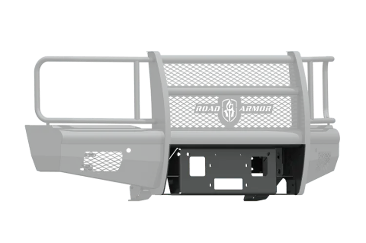 Road Armor Vaquero 315V-Wp 2015-2017 Chevy Silverado 2500/3500 Front Bumper Winch Plate 1