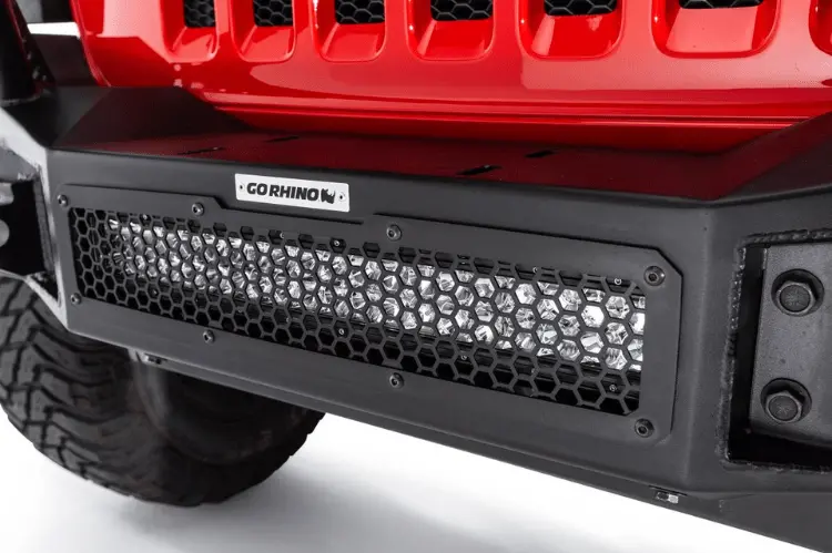 Go Rhino 331200T Jeep Wrangler Jl 2007-2024 Rockline Front Bumper 2