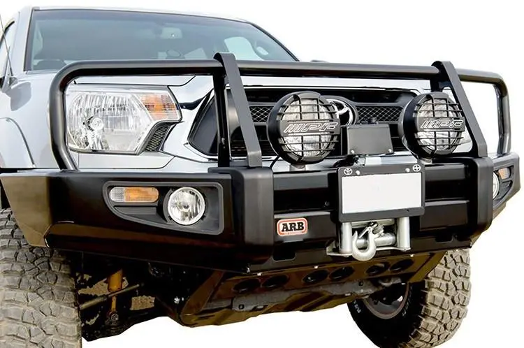 Arb 3423020B Toyota Tacoma 1995-2004 Deluxe Front Bumper Winch Ready With Grille Guard (Also Fits 1996-2002 Toyota 4Runner) 1