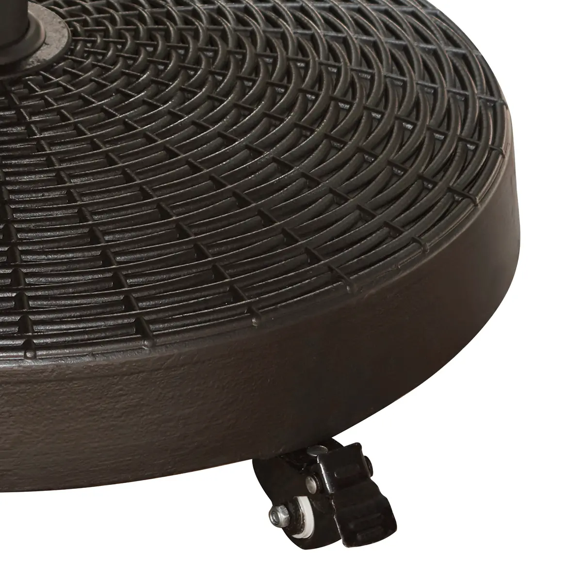 Bliss Outdoors Ubs-031W Outdoor Umbrella Base W/ Wheels | Cast Resin Stone | Weather & Wear-Resistant | 52 Lbs. 2