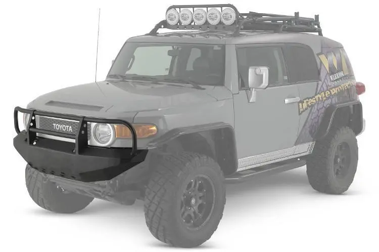 Warrior 3510 Toyota Fj Cruiser 2007-2014 Front Bumper With Brush Guard 1