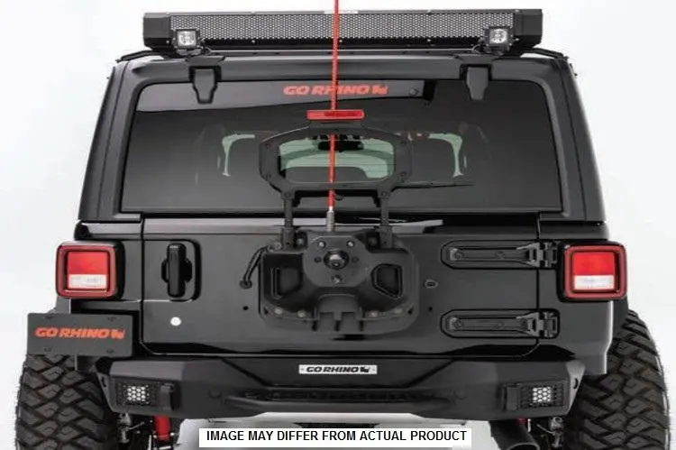Go Rhino 371100T Jeep Wrangler Jl 2018-2024 Rockline Rear Bumper  Stubby 1