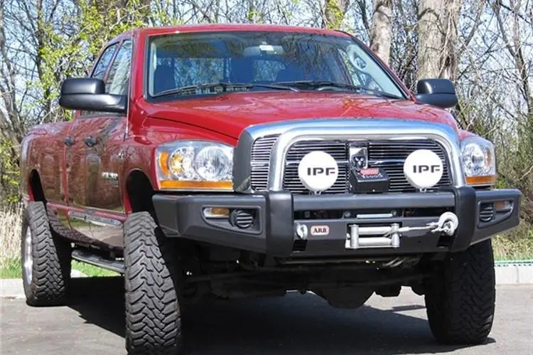 Arb 3952120 Dodge Ram 2500/3500 2006-2009 Sahara Bar Front Bumper Winch Ready 1