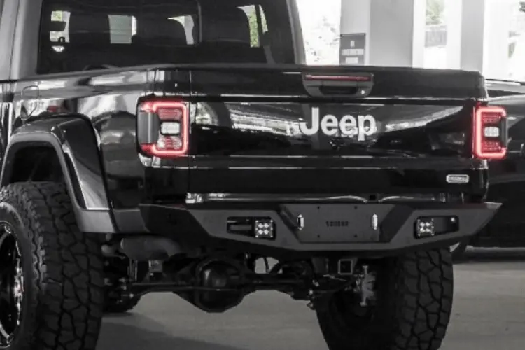 Road Armor Spartan 5203Xr0b Jeep Gladiator Jt 2020-2021 Rear Bumper Texture Black 1