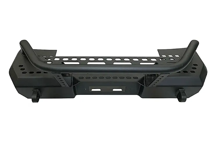 Warrior 6577 Jeep Wrangler Jk 2007-2018 Mod Series Front Bumper Stubby With Brush Guard 2
