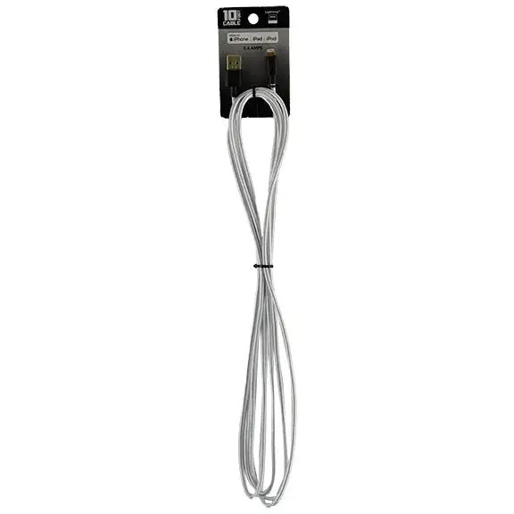 Charging Cable Usb To Lightning 10Ft- 18 Pieces Per Pack 40288 1