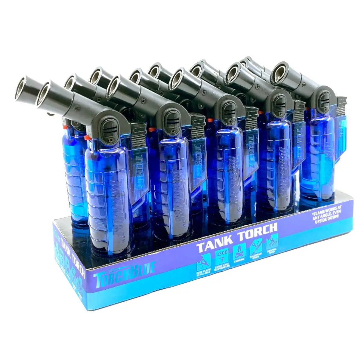 Large Tank Xxl Torch Lighter - 14 Pieces Per Retail Ready Display 40322 1
