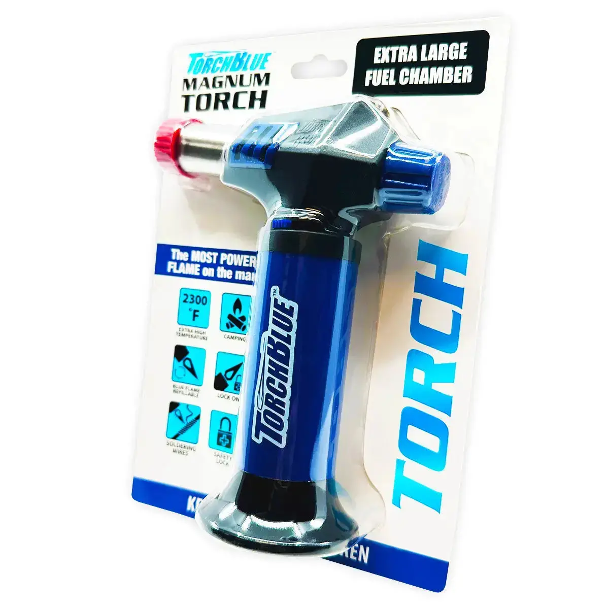 Magnum Xxl Torch Lighter In Blister Pack - 6 Pieces Per Pack 40351 1