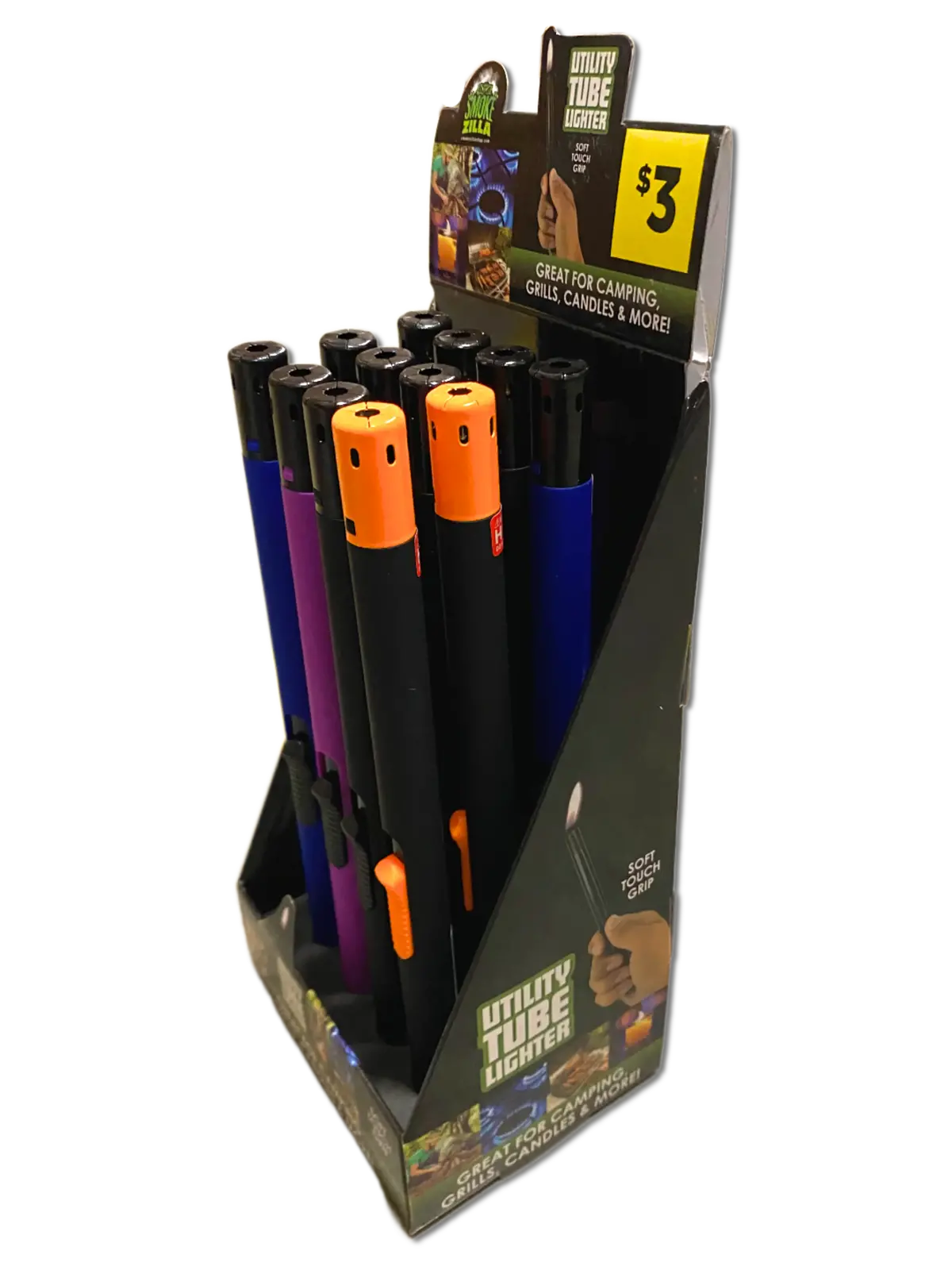 Utility Tube Lighter - 12 Pieces Per Retail Ready Display 40861 1
