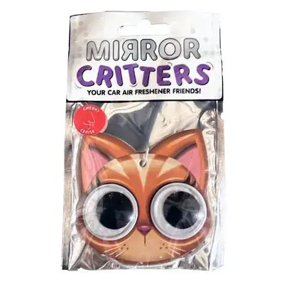 Air Freshener Mirror Critters Cat Cherry Scent - 24 Pieces Per Pack 41320 1