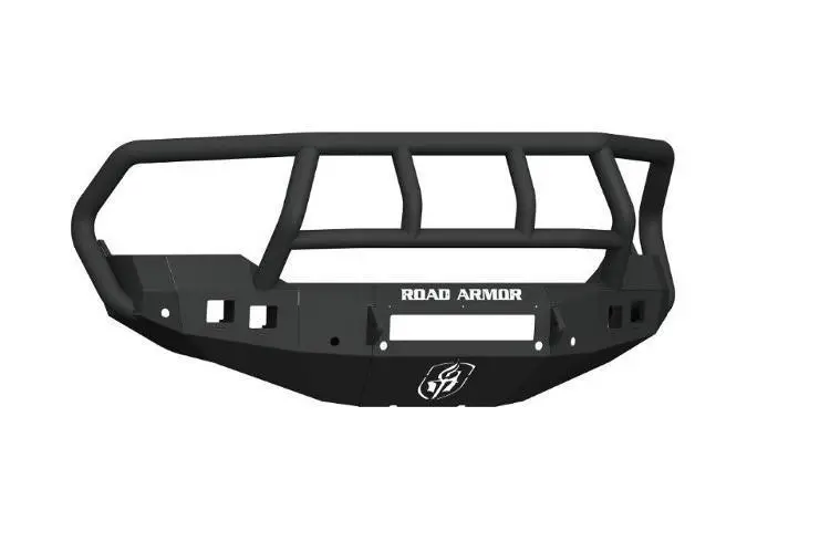 Road Armor Stealth 413F2b-Nw Dodge Ram 1500 2013-2018 Front Bumper Non-Winch Titan Ii Guard Square Light Port 1