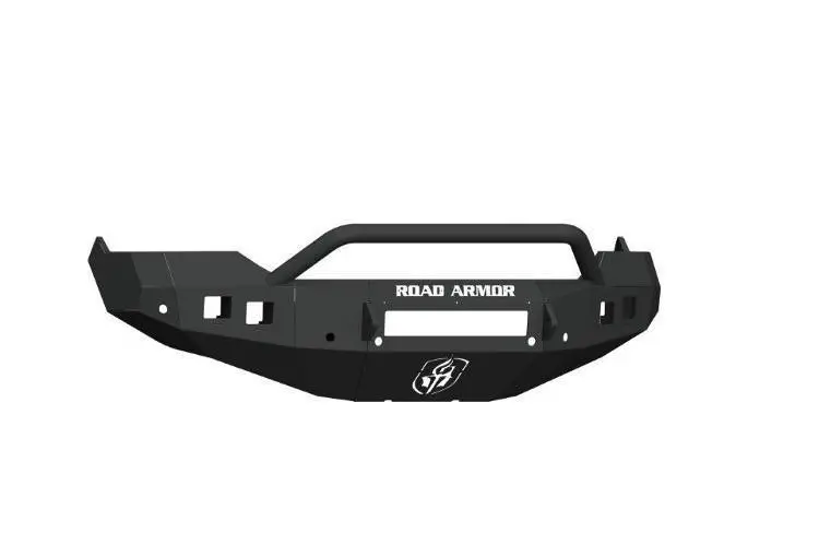 Road Armor Stealth 413F4b-Nw Dodge Ram 1500 2013-2018 Front Bumper Non-Winch Pre-Runner Guard Square Light Port 1