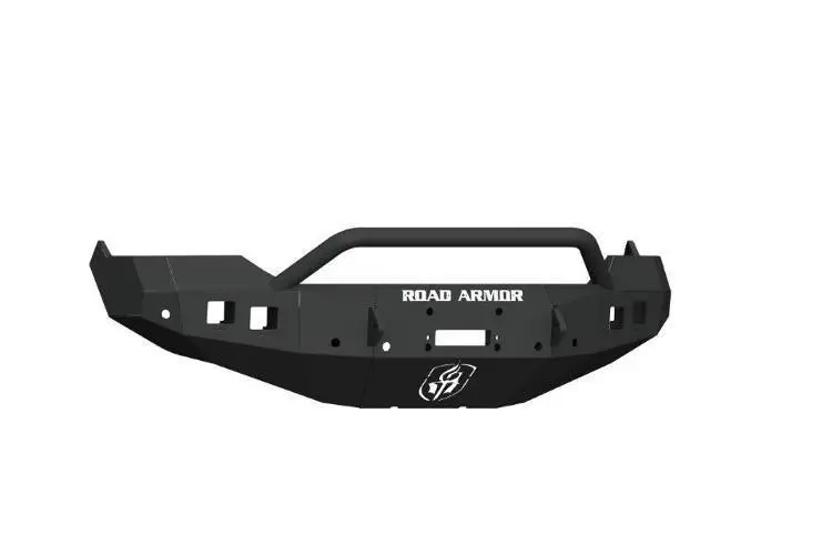 Road Armor Stealth 413F4b Dodge Ram 1500 2013-2018 Front Bumper Winch Ready Pre-Runner Guard Square Light Port 1