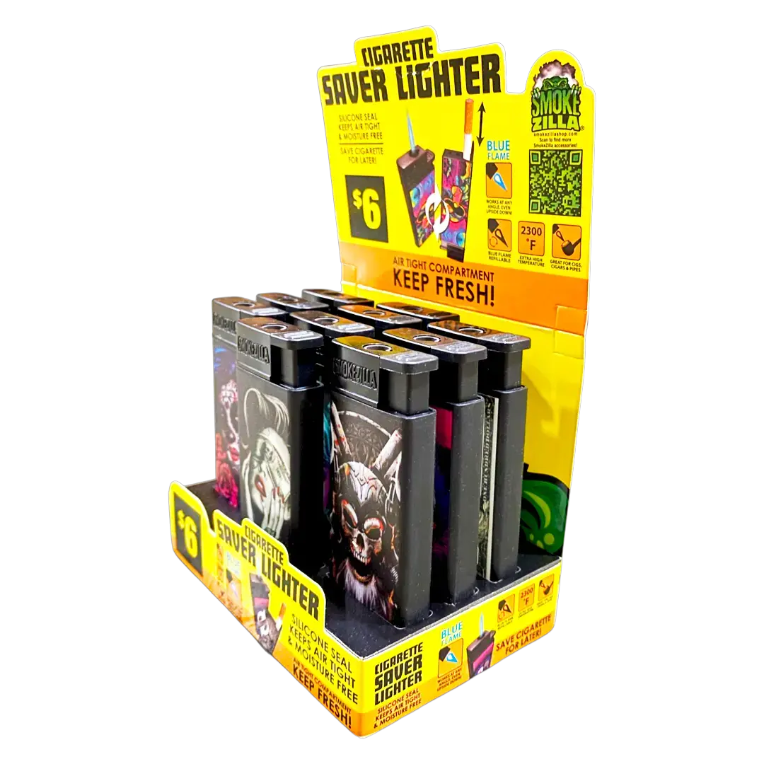 Torch Lighter Cigarette Saver - 10 Pieces Per Retail Ready Display 41556 1
